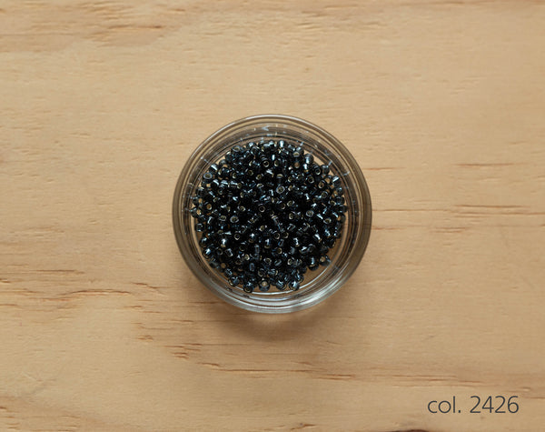Miyuki seed beads - Shades of black and white