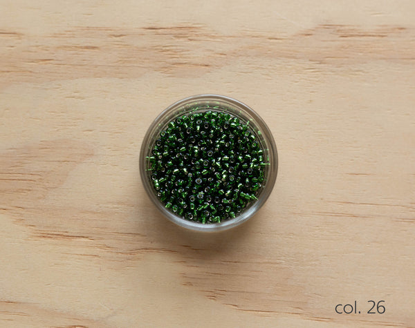 Miyuki seed beads - Shades of green