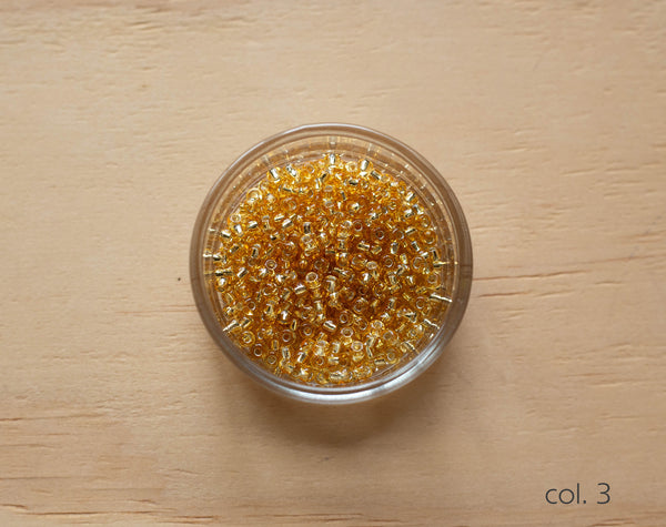 Miyuki seed beads - Shades of gold