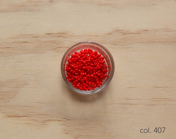 Miyuki seed beads - Shades of red