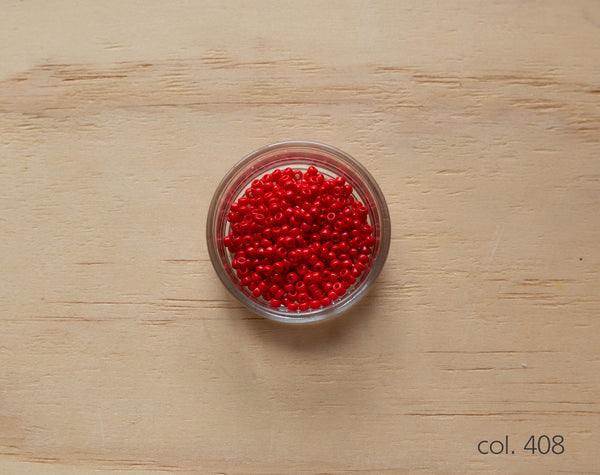 Miyuki seed beads - Shades of red
