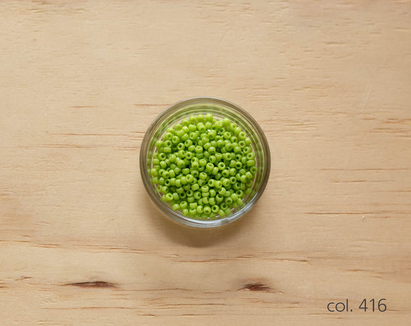 Miyuki seed beads - Shades of green