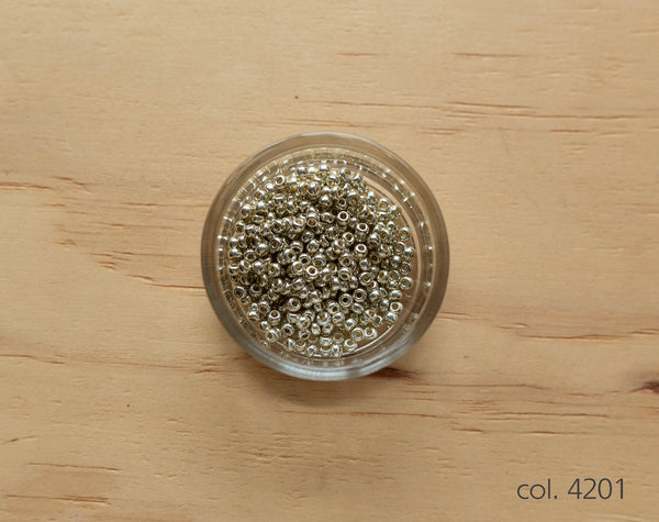 Miyuki seed beads - Shades of black and white
