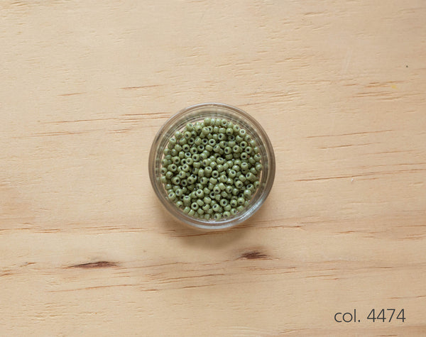 Miyuki seed beads - Shades of green