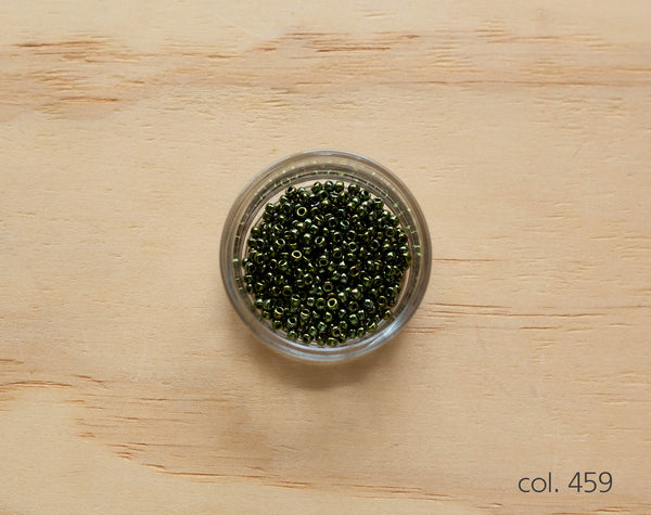 Miyuki seed beads - Shades of green
