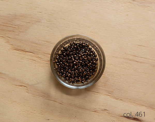 Miyuki seed beads - Shades of yellow and brown