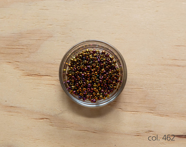 Miyuki seed beads - Shades of yellow and brown