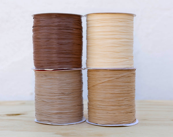 ISPIE Raffia Yarn - shades of beige - 250m