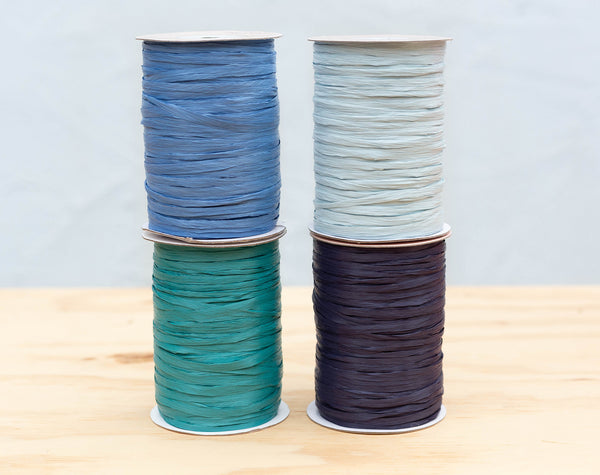 ISPIE Raffia Yarn - shades of blue - 91m