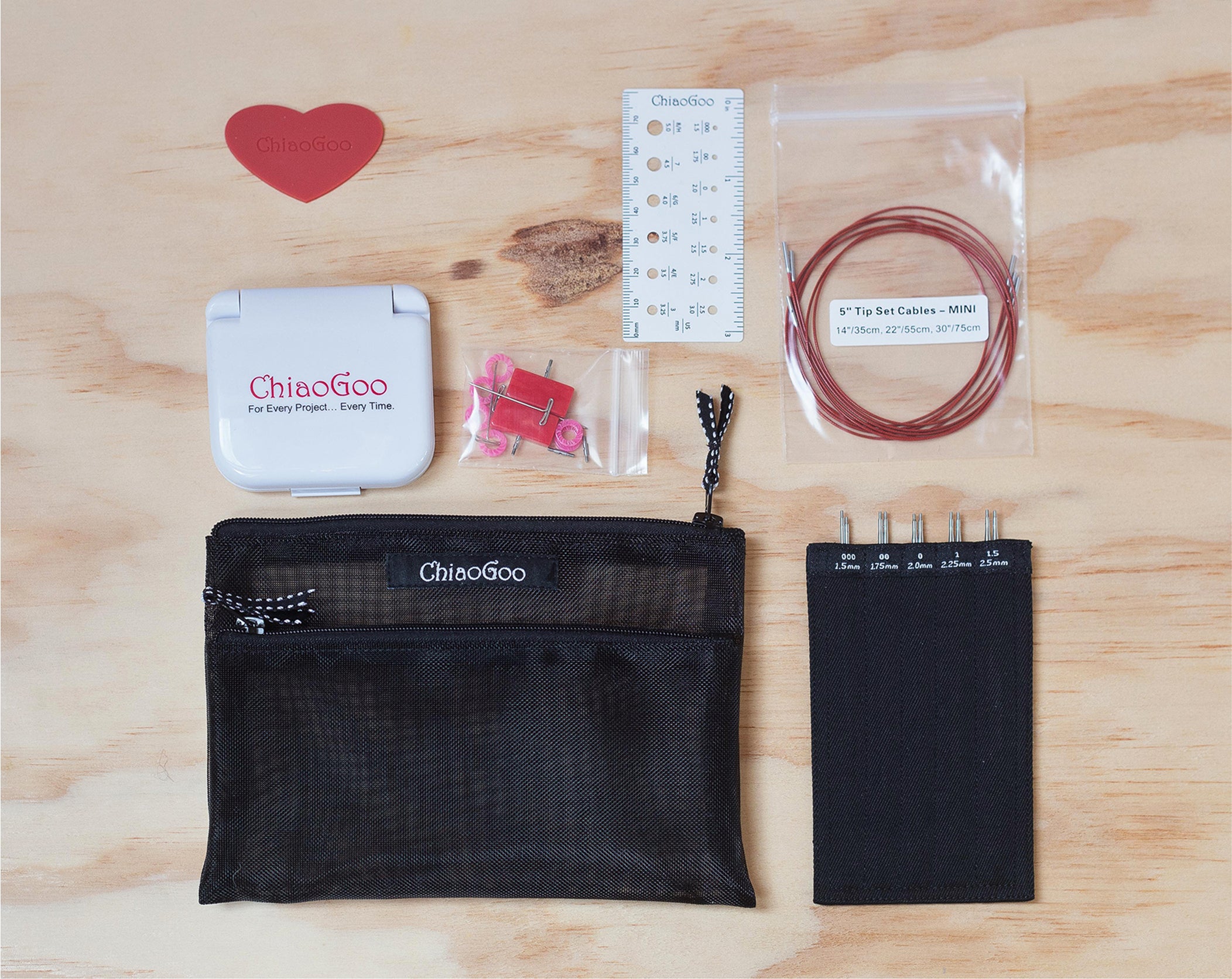ChiaoGoo TWIST MINI™ Interchangeable Set 4 (10 cm) Tips – Knit Dallas